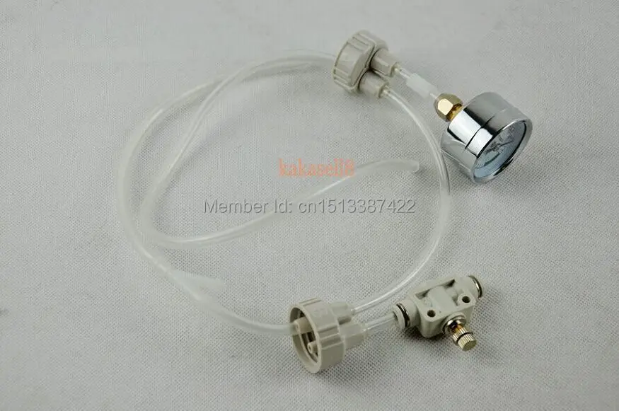 

DIY aquarium planted tank CO2 system kit pro tube valve guage bottle cap D201