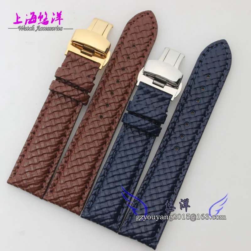 The men and women strap hook Personality weaving grain real cowhide adapter fu li 20 mm