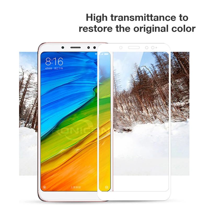 Для Xiaomi redmi 5 plus стекло 6 6A защита экрана полное покрытие защитная пленка на Note Pro