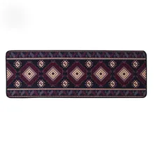 Модный Национальный стиль геометрический клетчатый узор кухонный коврик нескользящий ковер для гостиной спальни домашний декоратор Коврик для пола