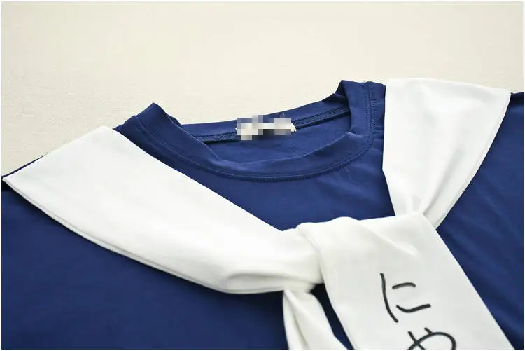 Женская футболка Kawaii, Япония, круглый вырез, половина рукава, футболка, уличная одежда, топы, женские футболки, хип-хоп принт, футболка, Повседневная футболка, забавные девушки