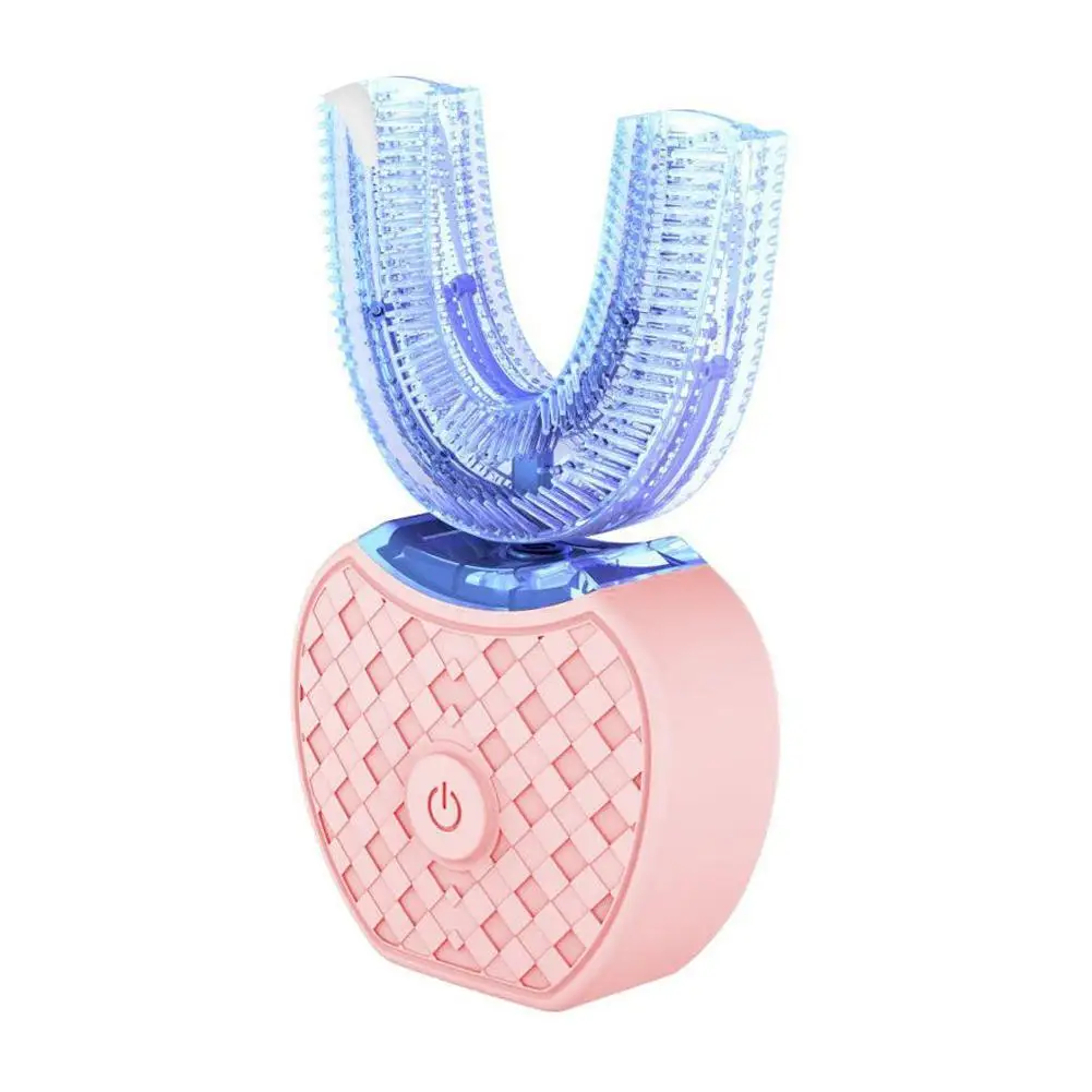 

New 360 Degree Wireless USB Charging Automatic Sonic Silicone Electric Toothbrush Teeth Whitening Cleaning Tool Brush Oral Care