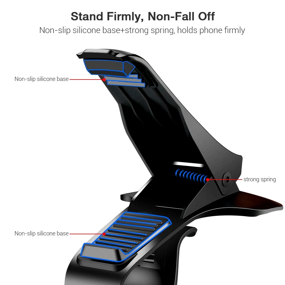  FLOVEME Auto Telefon Halter Stehen Für iPhone 11 Pro Max 7 8 X XR Clip Dashboard Halterung für Tele