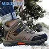 MIXIDELAI Men Boots Winter With Plush Warm Snow Boots Casual Men Winter Boots Work Shoes Men Footwear Fashion Ankle Boots 39-47 ► Photo 3/6