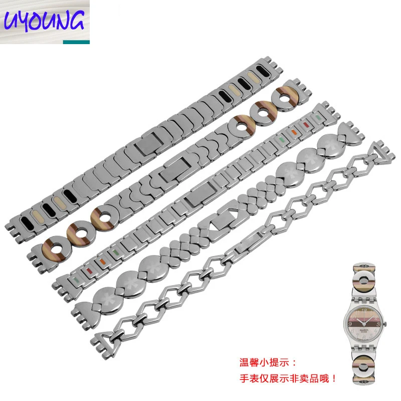 Fashion waterproof stainless steel watch band Fit SWQ LK258G ladies