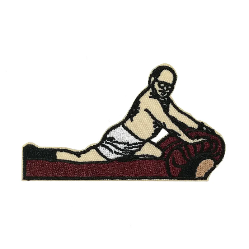 

The Timeless Art of Seduction Embroidered NEW IRON ON and SEW ON Patches for clothing The Package Seinfeld TV Show T shirt DIY