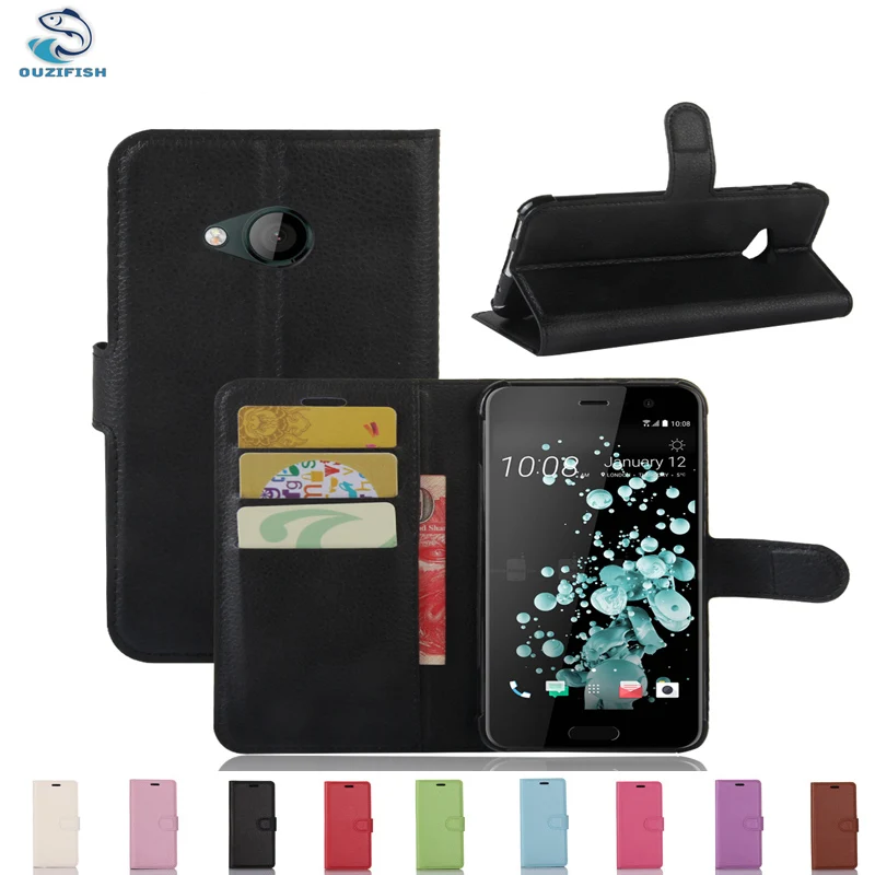 

For Luxury Phone Protective Case For HTC U Play Cover Wallet PU Leather Bags Fundas For HTC U Play Cover