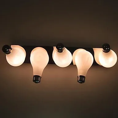 Wall Sconce,Simple Modern Artistic LED Bathroom Mirror Lamp Light With 5 Lights  For Bed Home Lighting Arandela Wandlamp