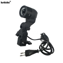Única cabeça suporte da lâmpada e27 soquete flash guarda-chuva suporte de iluminação foto suporte para fotografia estúdio acessórios com a ue