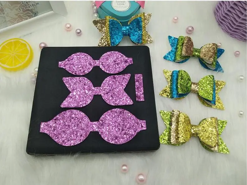 

Hair Bow die cutting,wood moulds die cut accessories wooden die fustelle legno muore cutting