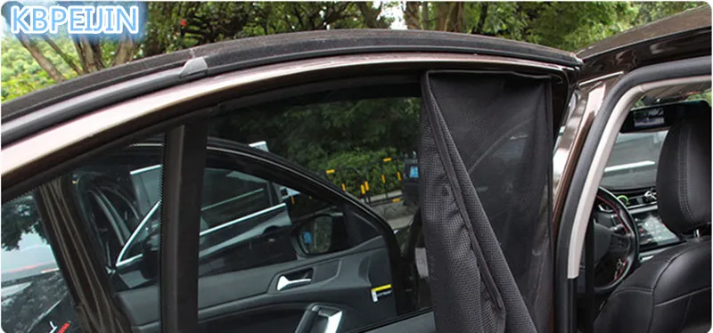 

4pcs Car Side window sunshade Magnetic curtain Sticker for Hyundai elantra ix35 solaris accent i30 ix25 tucson 2016 Accessories