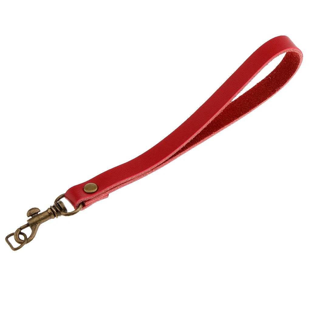 17cm x 1cm Replacement Genuine Leather Wristlet Wrist Strap for Clutch/Wristlet/Purse/Pouch/Phone Case/Key/Coin Bag