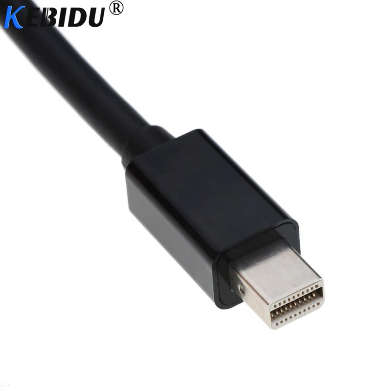 Кабель переходник Kebidu 4K Mini DP в HDMI Папа мама порт дисплея Thunderbolt для Apple Mac Macbook