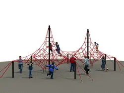 Индивидуальная наружная физическая игра серии CE, ISO, TUV детская стальная полоса веревка сетка альпинистский инвентарь для занятий спортом