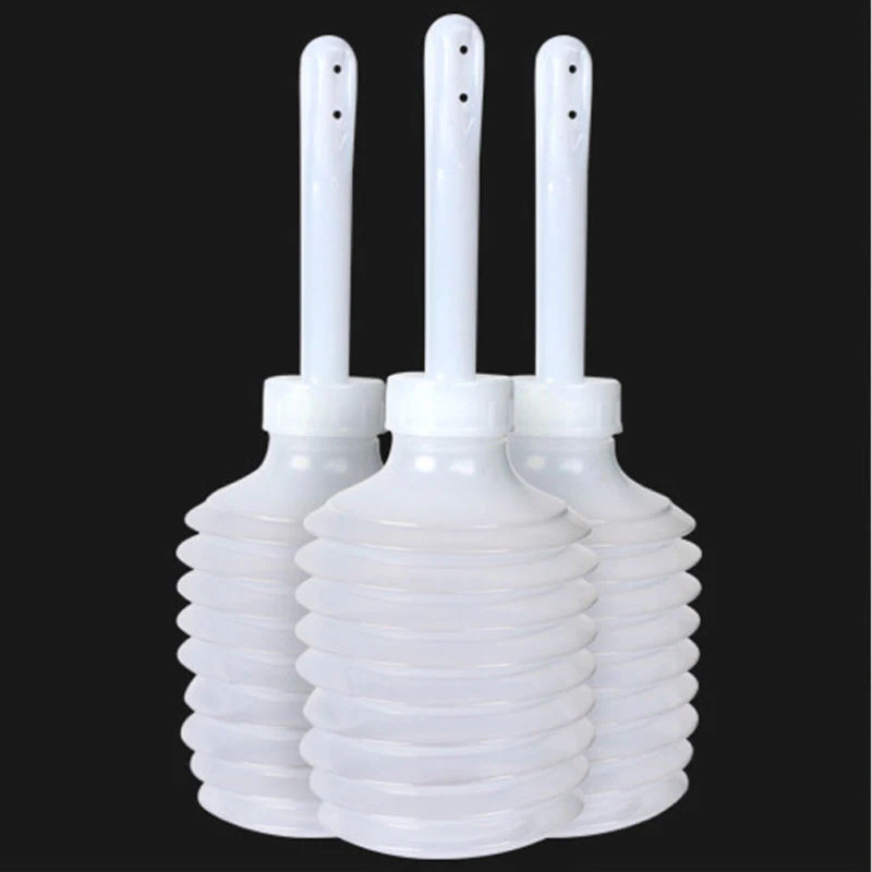 2PCS 200ml Disposable Enema Rectal Syringe Anal Vaginal Cleaner Enemator Douche Colon Cleaning Butt Plug Feminine Hygiene