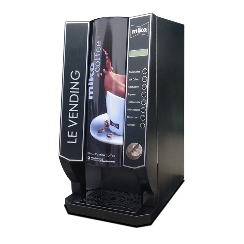 

coffee vending machine coffee machine with 8 hot drinks without coin acceptor shipping by sea CFR price