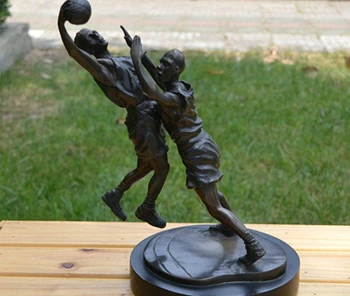 

Art Deco Sculpture Basketball Players Bronze Statue