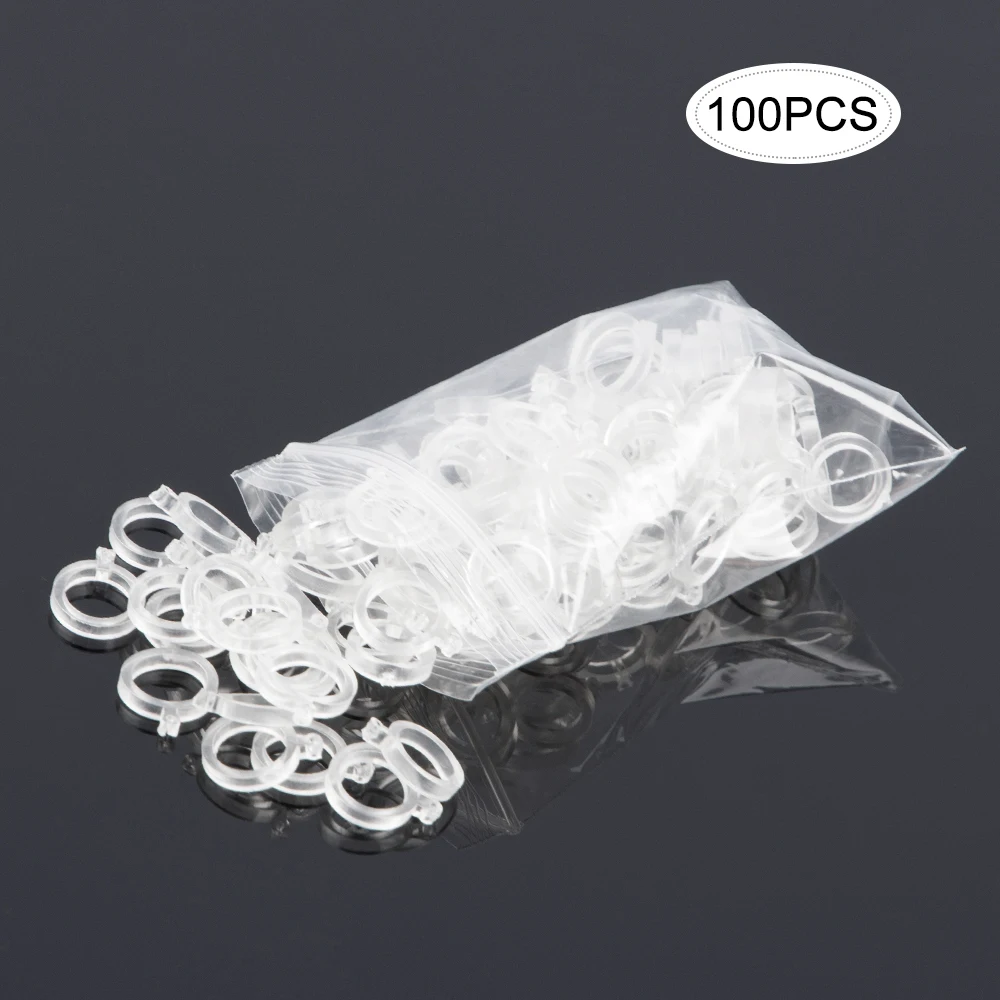 100Pcs Fishing Pellet Bands for Bait Elastic Transparent Bait bands for Carp Fishing Tools Pesca Fishing Pellet Bands Lures