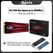 ADATA SSD XPG GAMMIX S11 Pro SSD M2 SSD жесткий диск M.2 256G жесткий диск для ноутбука Настольный 512G PCIe Gen3x4 2280