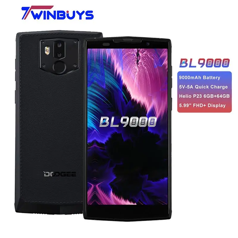DOOGEE BL9000 смартфон с 5 99 дюймовым дисплеем восьмиядерным процессором MTK6763 ОЗУ 6 ГБ