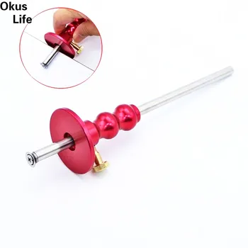 

2019 Newest European Scriber Woodworking Ruler Pure Copper Automatic Line Drawing Woodworking Ruler