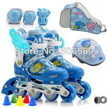 Роликовые коньки детские мигающие колеса для катания на коньках летающие колеса MS 737