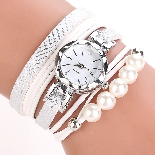 CCQ Women Fashion Casual Analog Quartz Women Rhinestone Pearl Bracelet Watch Lux CCQ Women Fashion Casual Analog Quartz Women Rhinestone Pearl Bracelet Watch Lux