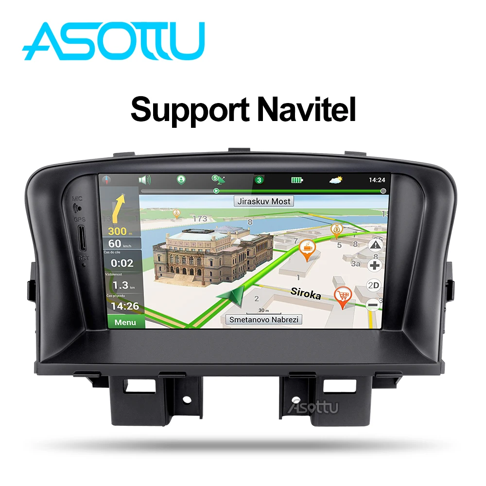Excellent ZLKLZ7060 2G+32G Android 7.1 car dvd radio player For Chevrolet Cruze 2008 2009 2010 2011 2012 gps radio gps cruze dvd 4