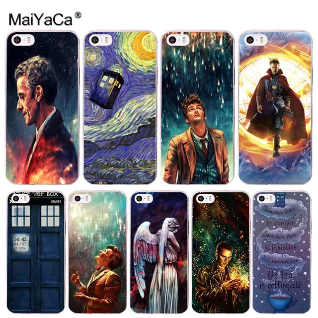 MaiYaCa Tardis Box Doctor who для iPhone 4S SE 5C 5S 5 6 6S 7 8 Plus X XR XS MAX чехлы телефонов прозрачные мягкие