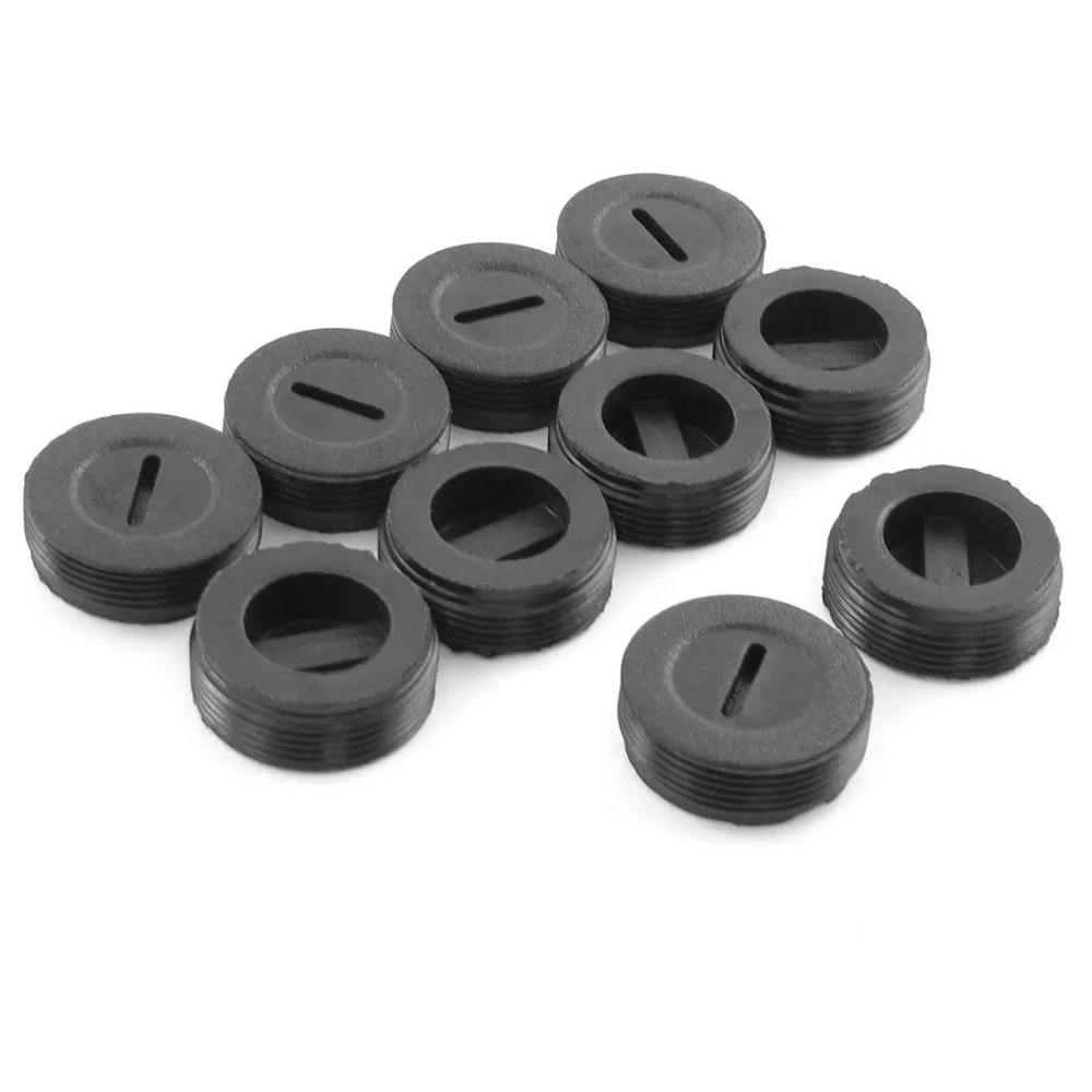 10 Pcs Black Male Thread 22mm Diameter Carbon Brush Holder Capsin