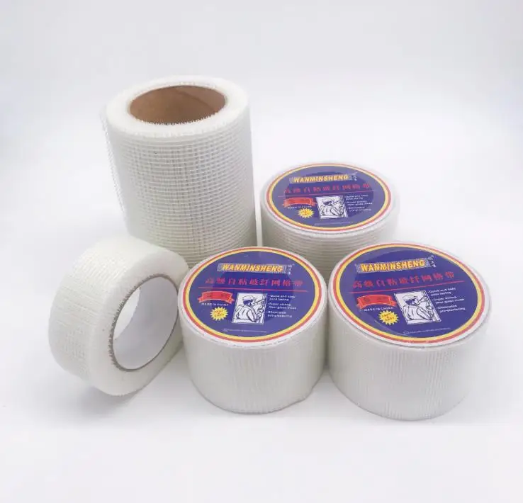 

Self-Adhesive Wall Repair Reinforcement Fiber Tape Wall Cracks Decorative Mesh Seam Tape Wall Sticker wholesale