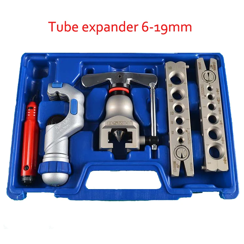 

1 SET Tube Expander With Cutter And Chamfering Copper Tube/ Pipe Expanding Tools Set Trumpet Tool 5-19mm WK-806FT