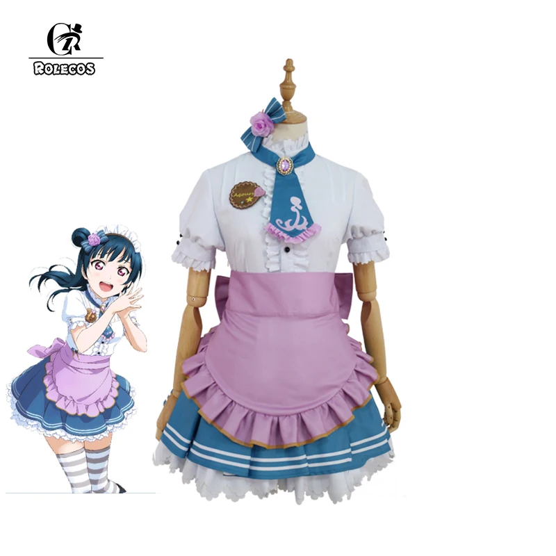 ROLECOS Love Live Sunshine День Святого Валентина рубиновый Chika Hanamaru Mari Riko You косплей костюм