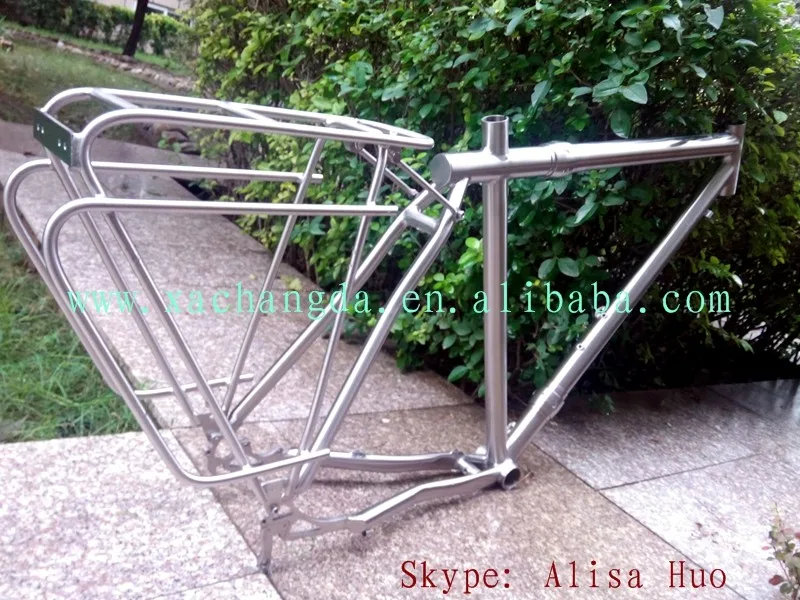 Sale titanium touring bike frame with S&S coupler titanium 700C bike frame with S&S coupler 12