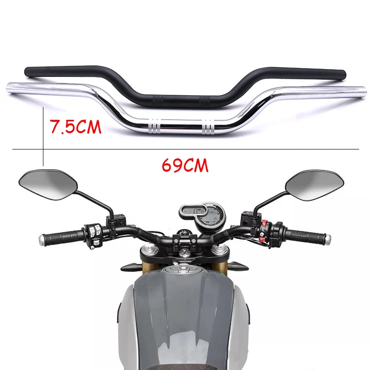 Руль для мотоцикла 1 &quot25 мм черный алюминиевый сплав Harley Sportster XL 883 1200 поплавок |
