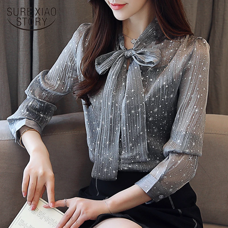 2018 Autumn new arrival women blouse shirt Korean style