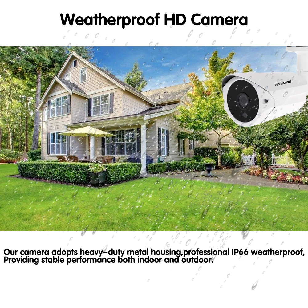HCVAHDN 5.0MP Security Camera System 5MP CCTV Surveillance Kit 4CH DVR 5MP Video Output Kit 40m Night Vision Camera HDMI 2TB HDD HCVAHDN 5.0MP Security Camera System 5MP CCTV Surveillance Kit 4CH DVR 5MP Video Output Kit 40m Night Vision Camera HDMI 2TB HDD