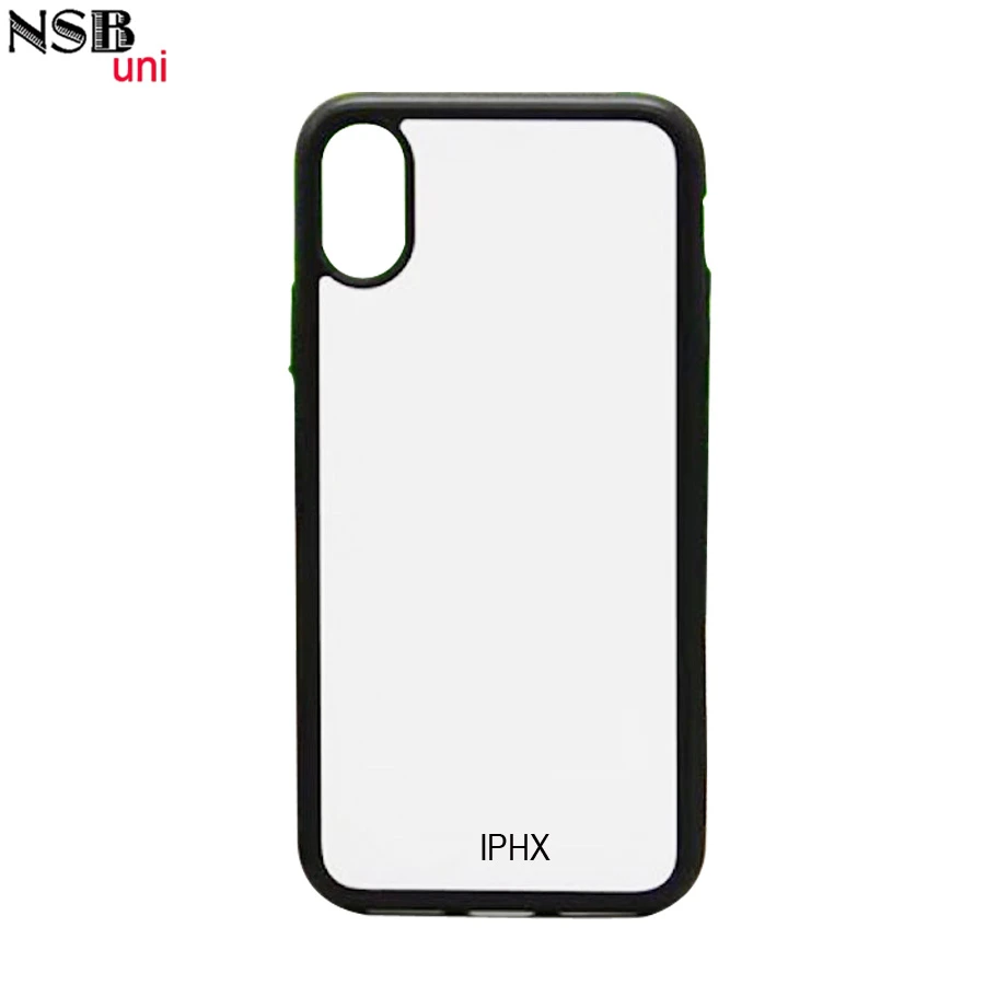 For Iphone X Blank 2d Sublimation Tpu Cell Phone Cases Diy Printing Rubber Back Protective Cover With White Metal Plate Phone Case Covers Aliexpress