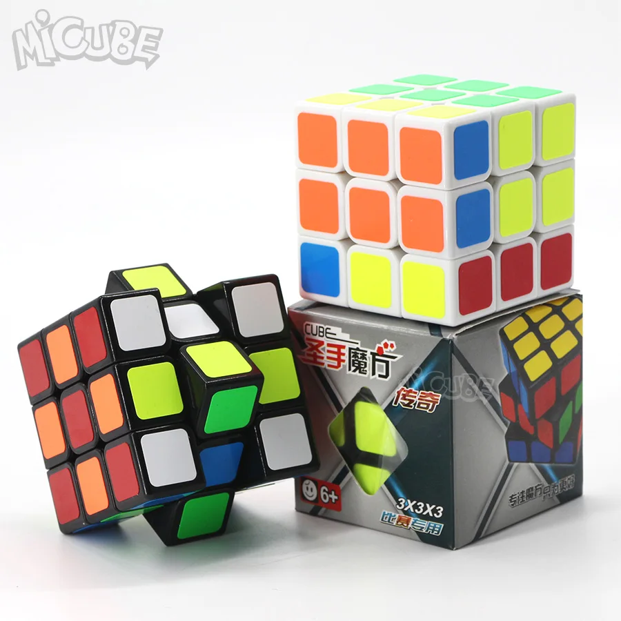 

Shengshou Legend 3x3 Magic Cube Speed Puzzle Black White Sticker 56mm Competition Cubes Toys For Beginner Kids cubo 3x3x3 Cube