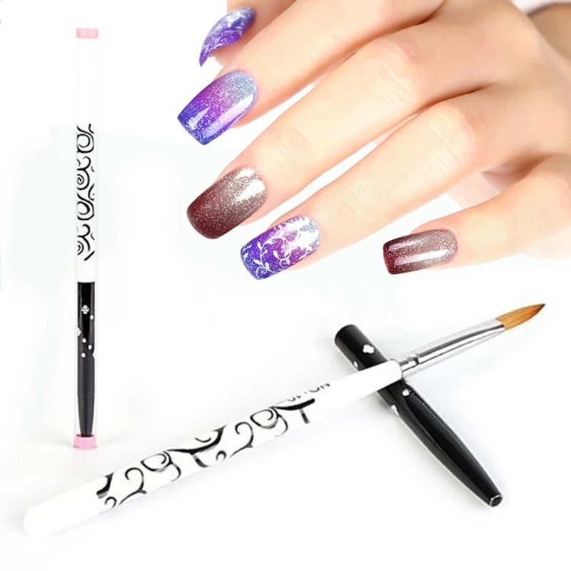 

Nail Art Pen Tool Wave Pattern Handle Brush Pen DIY Brush Pen Gel Nail Polish Design Brushes Nail Art Painting Drawing Brushes