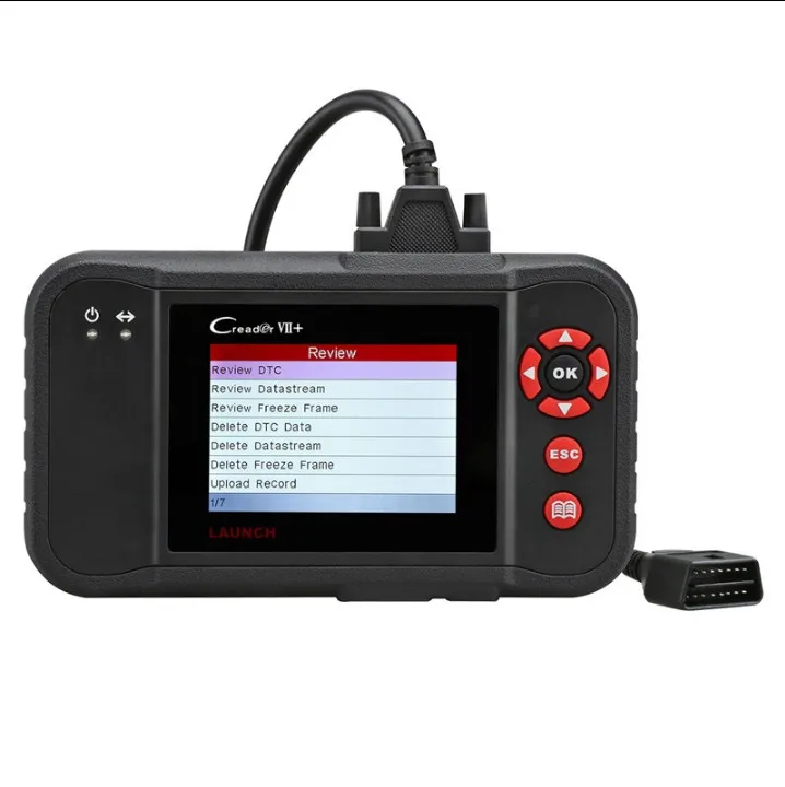 Launch Creader VII + сканер OBD2 ABS SRS устройство для считывания кодов двигателя