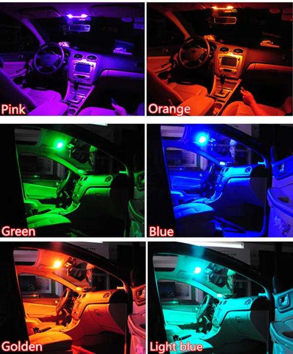 Tcart 6 X, Автомобильный светодиодный светильник для салона автомобиля с картой, Купольные дверные огни для opel antara, аксессуары 2007