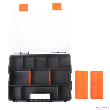 

F-290 Plastic Carry Tool Storage Case Spanner Screwdriver Parts Hardware Organizer Box-38#