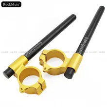 Мотоцикл 51 мм вилка трубки клип Ons Руль с ЧПУ рукоятки для универсального черного золота серебро