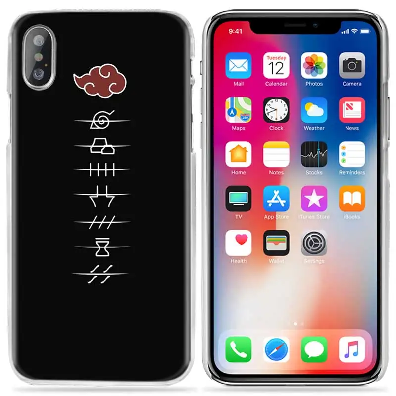 Чехол Naruto Dragon Ball для iPhone XS Max XR X 10 7S 8 6 6S Plus 5S SE 5 4S 4 5C 6+ 6S+ 7+ 11 жесткий чехол для телефона с аниме