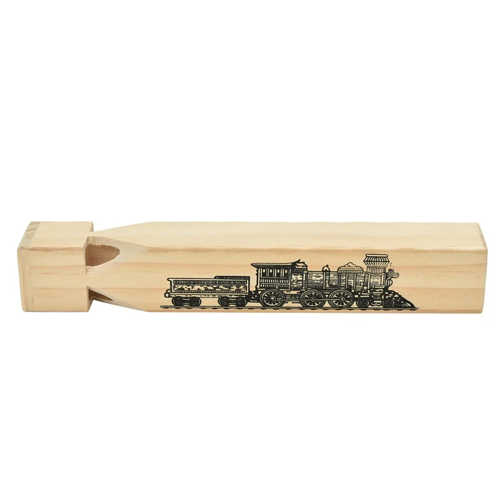wooden train whistle target