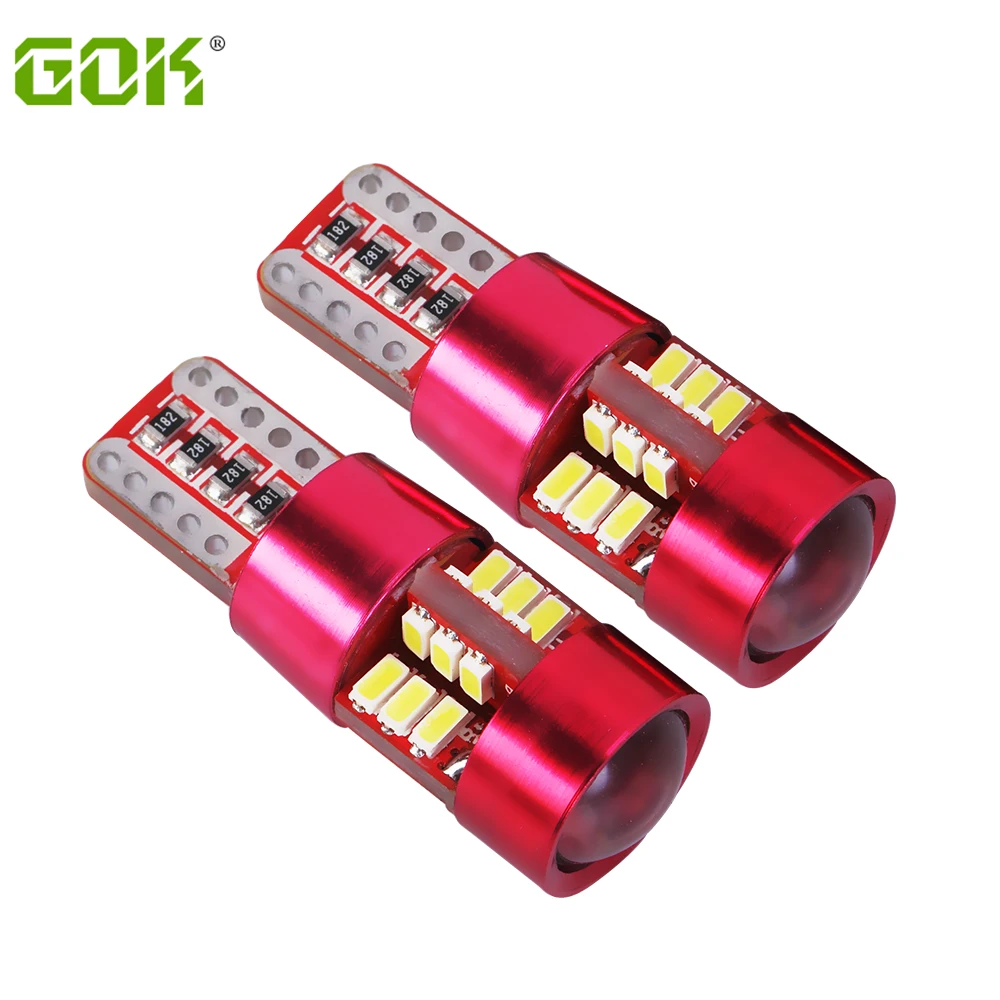СВЕТОДИОДНЫЙ Автомобильный маркер 2 x T10 W5W Canbus t10 27 светодиодный 3014 SMD 12 В