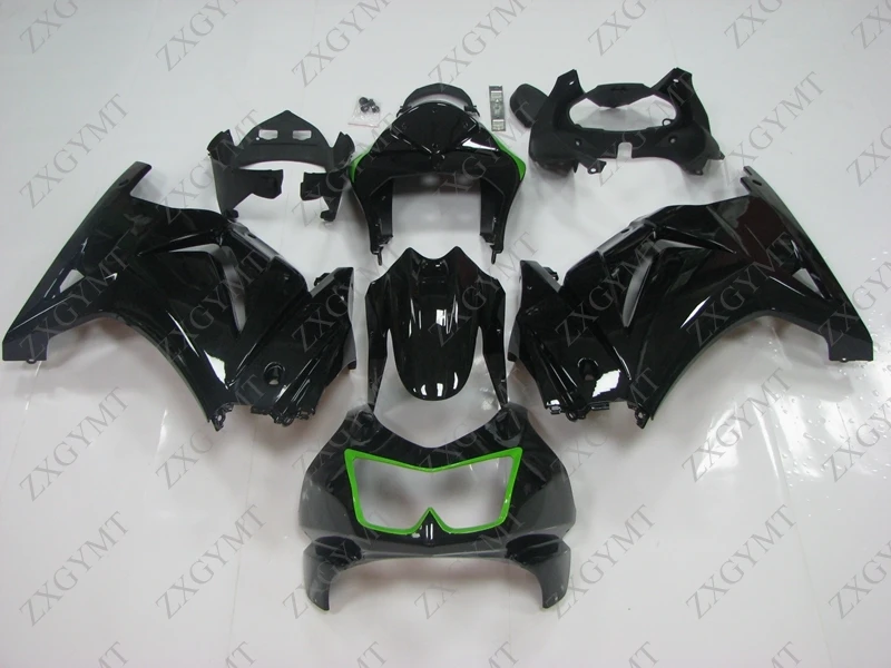

Full Body Kits EX 250 2008 - 2014 Black Green Fairings EX250 08 09 Abs Fairing for Kawasaki Zx250r 2009