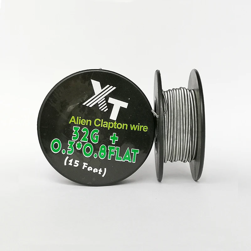 5 м/рулон плоский провод Alien Clapton для RDA RBA перестраиваемый распылитель Fused A1