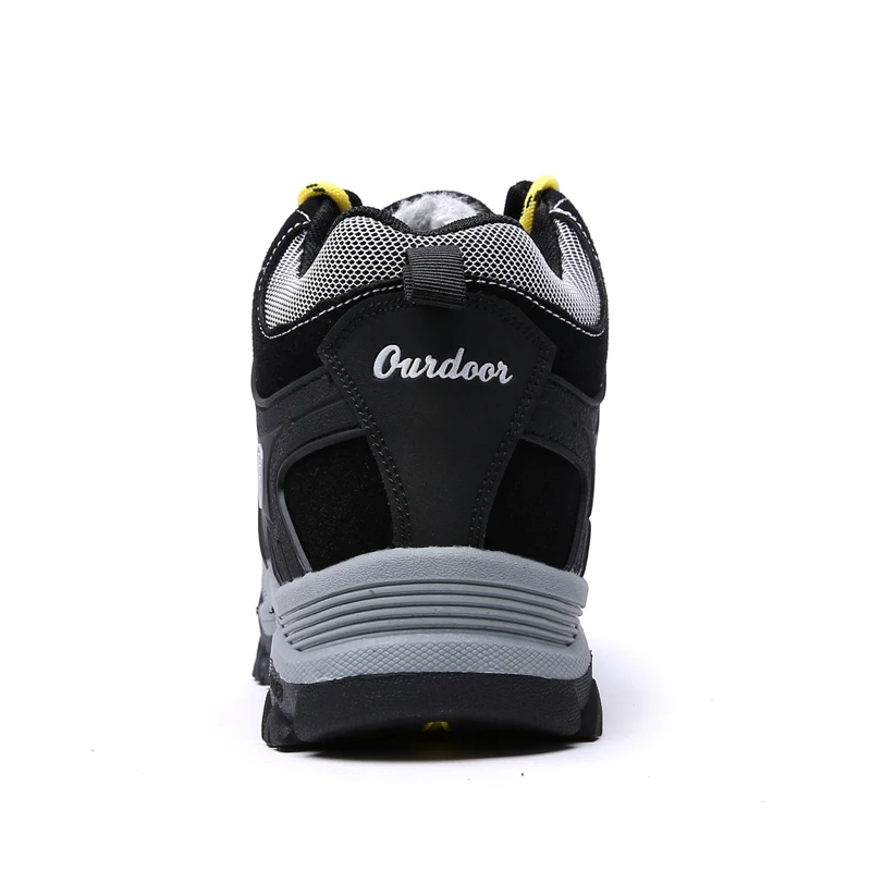Unisex Hiking Shoes Durable Waterproof Men's Rubber Boots Outdoor Woman Trekking Shoes Mountain Climbing Winter Female Sneakers 